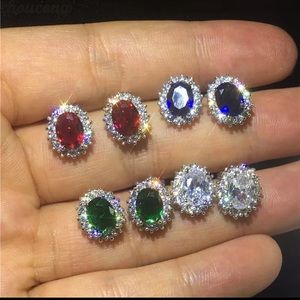 Princess Diana Stud Earrings.